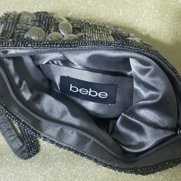 bebe Sequined Evening Wristlet - Picture 9 of 10